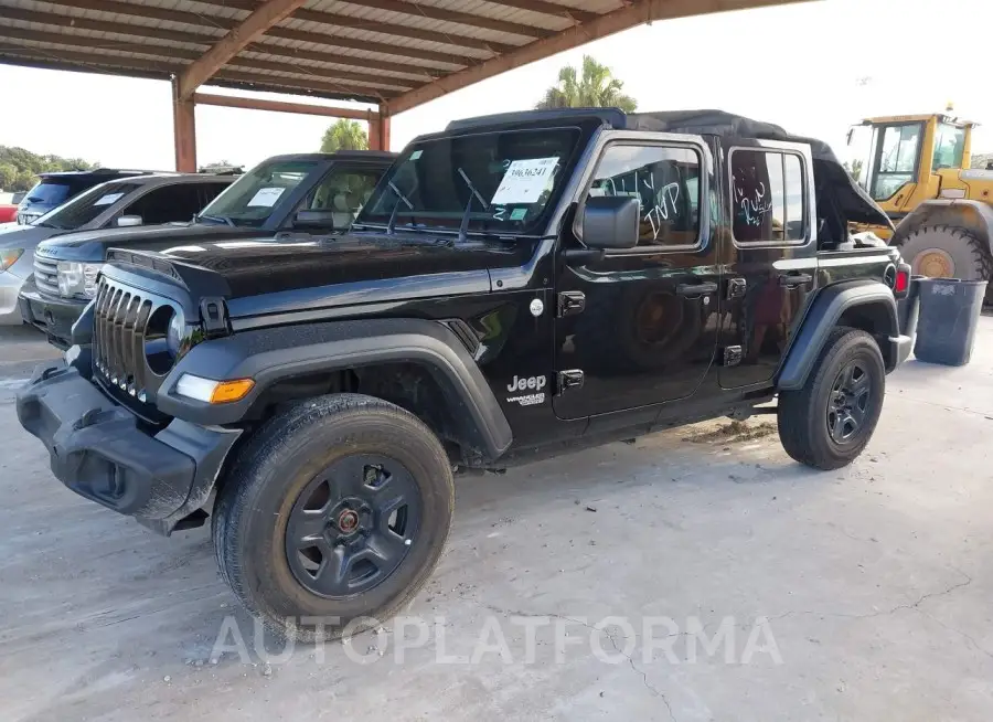 JEEP WRANGLER UNLIMITED 2018 vin 1C4HJXDG6JW303606 from auto auction Iaai