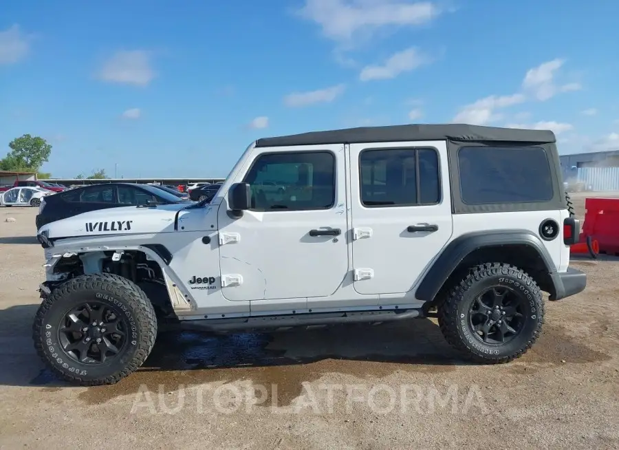 JEEP WRANGLER UNLIMITED 2021 vin 1C4HJXDG6MW740266 from auto auction Iaai