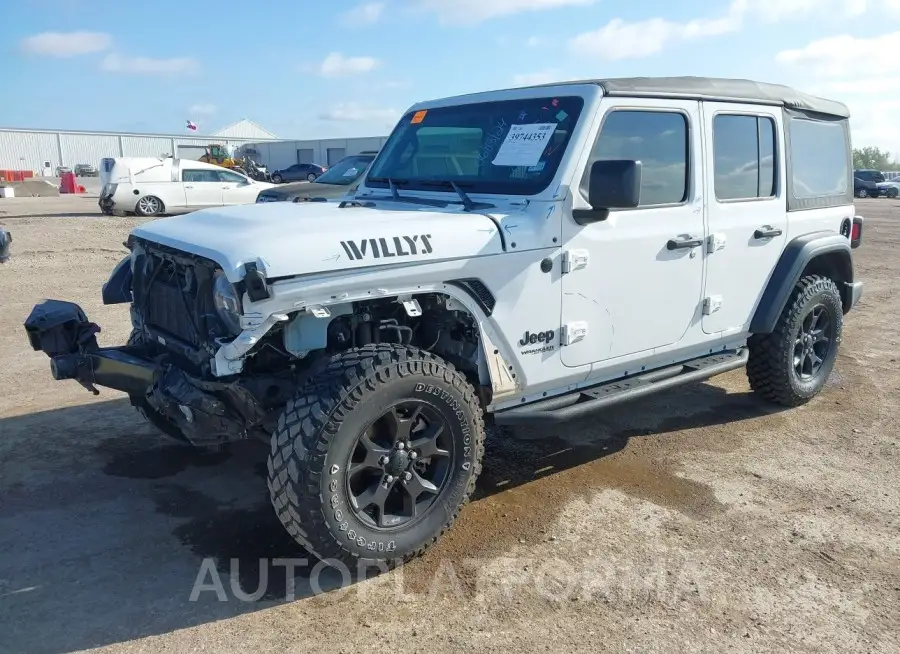 JEEP WRANGLER UNLIMITED 2021 vin 1C4HJXDG6MW740266 from auto auction Iaai