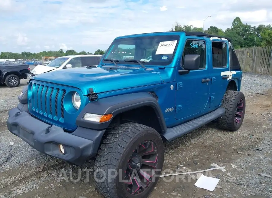 JEEP WRANGLER UNLIMITED 2020 vin 1C4HJXDN5LW128430 from auto auction Iaai