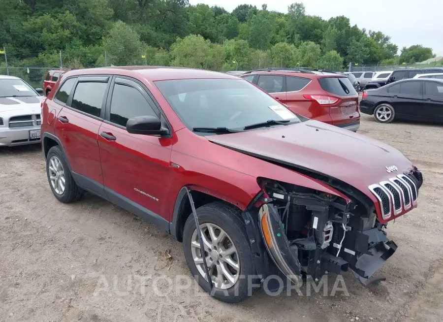 JEEP CHEROKEE 2017 vin 1C4PJMAB1HD230475 from auto auction Iaai