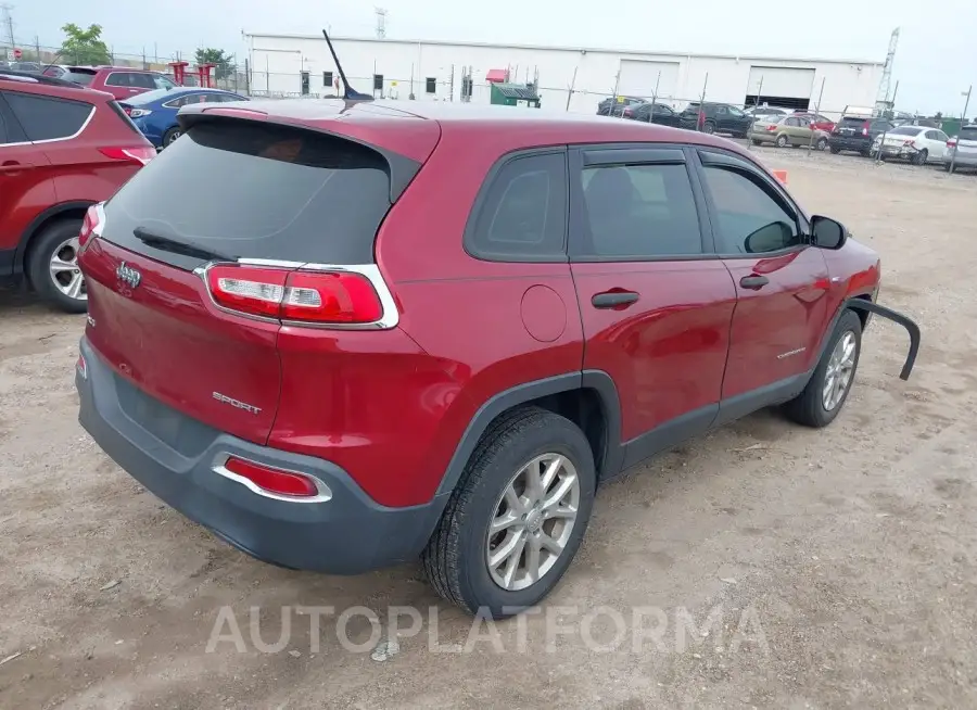 JEEP CHEROKEE 2017 vin 1C4PJMAB1HD230475 from auto auction Iaai