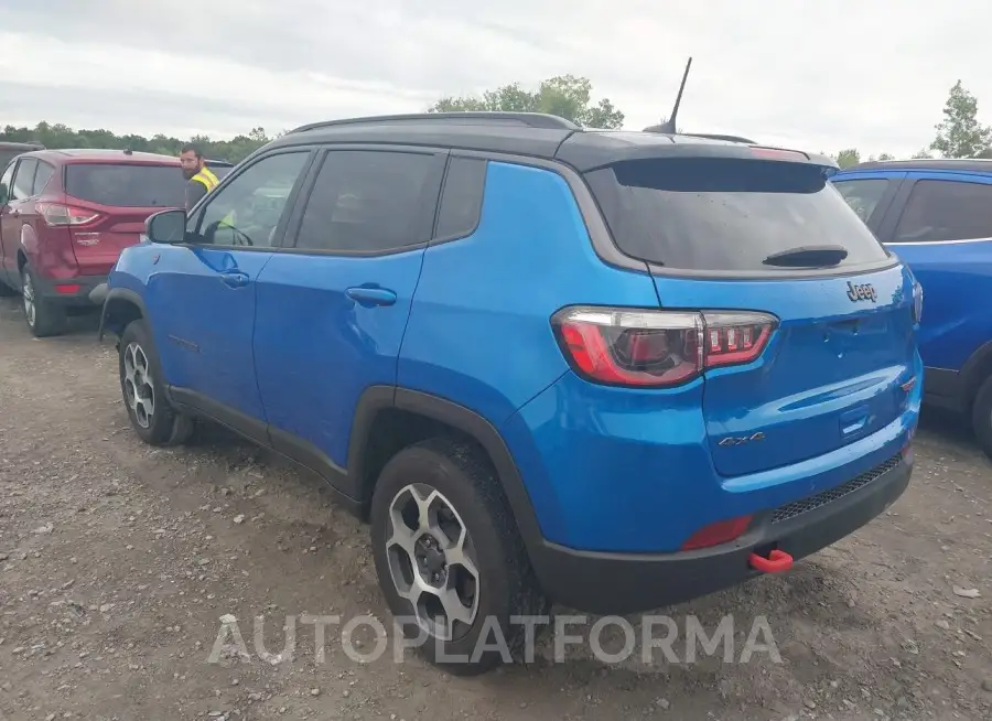 JEEP COMPASS 2022 vin 3C4NJDDB9NT148695 from auto auction Iaai