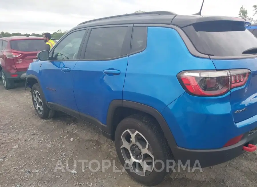 JEEP COMPASS 2022 vin 3C4NJDDB9NT148695 from auto auction Iaai