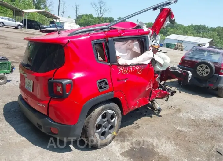 JEEP RENEGADE 2018 vin ZACCJBAB1JPG63952 from auto auction Iaai