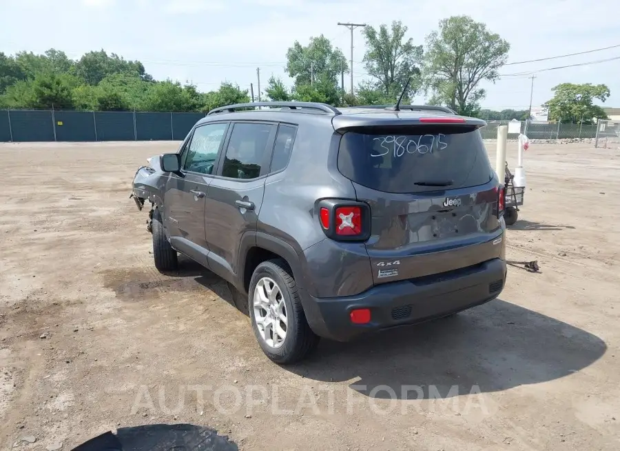 JEEP RENEGADE 2017 vin ZACCJBBB6HPG53796 from auto auction Iaai