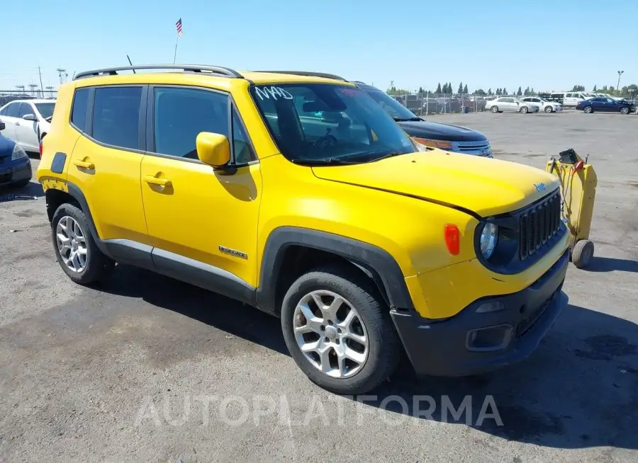 JEEP RENEGADE 2015 vin ZACCJBBT9FPC04165 from auto auction Iaai