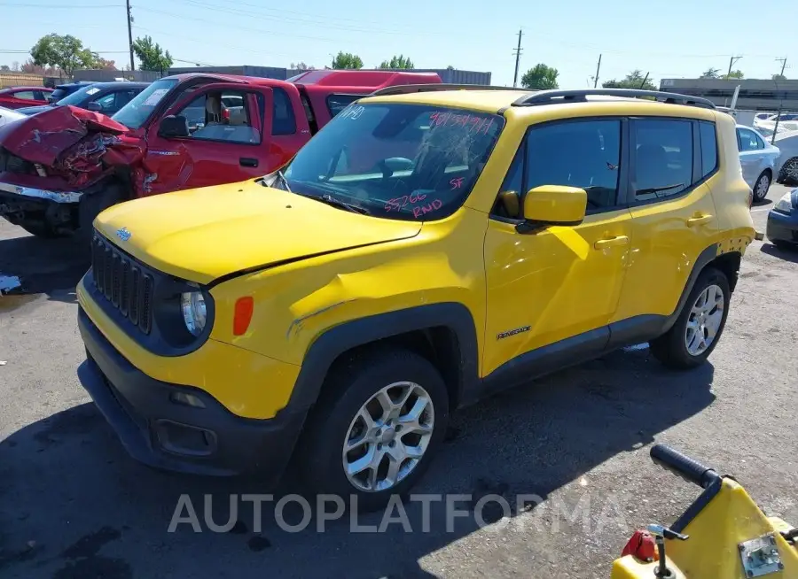 JEEP RENEGADE 2015 vin ZACCJBBT9FPC04165 from auto auction Iaai