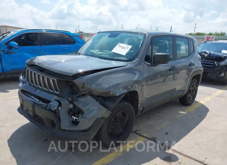 JEEP RENEGADE 2020 vin ZACNJBAB7LPK92210 from auto auction Iaai