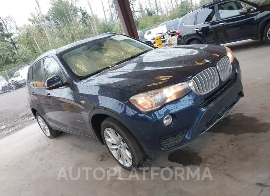 BMW X3 2016 vin 5UXWX9C55G0D75301 from auto auction Iaai