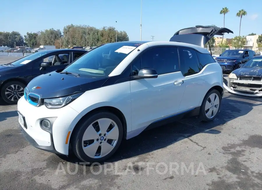 BMW I3 2015 vin WBY1Z2C50FV287038 from auto auction Iaai