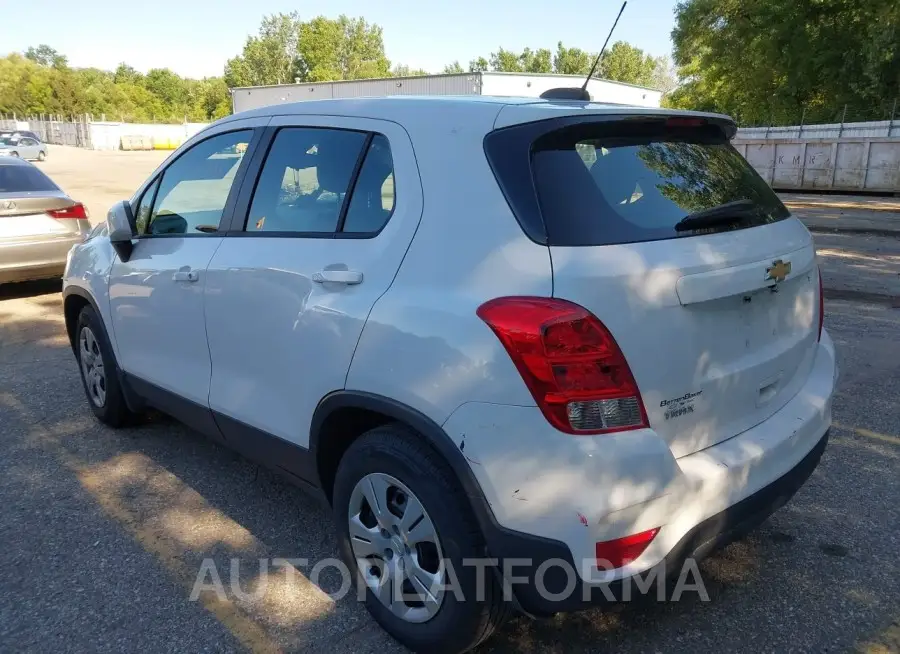 CHEVROLET TRAX 2019 vin 3GNCJKSB8KL122364 from auto auction Iaai