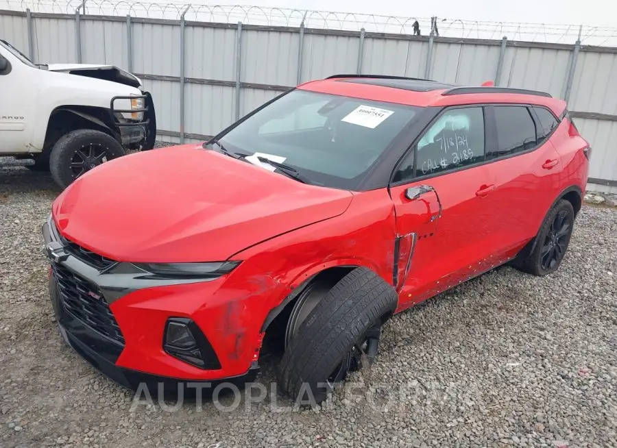 CHEVROLET BLAZER 2020 vin 3GNKBKRS5LS618079 from auto auction Iaai