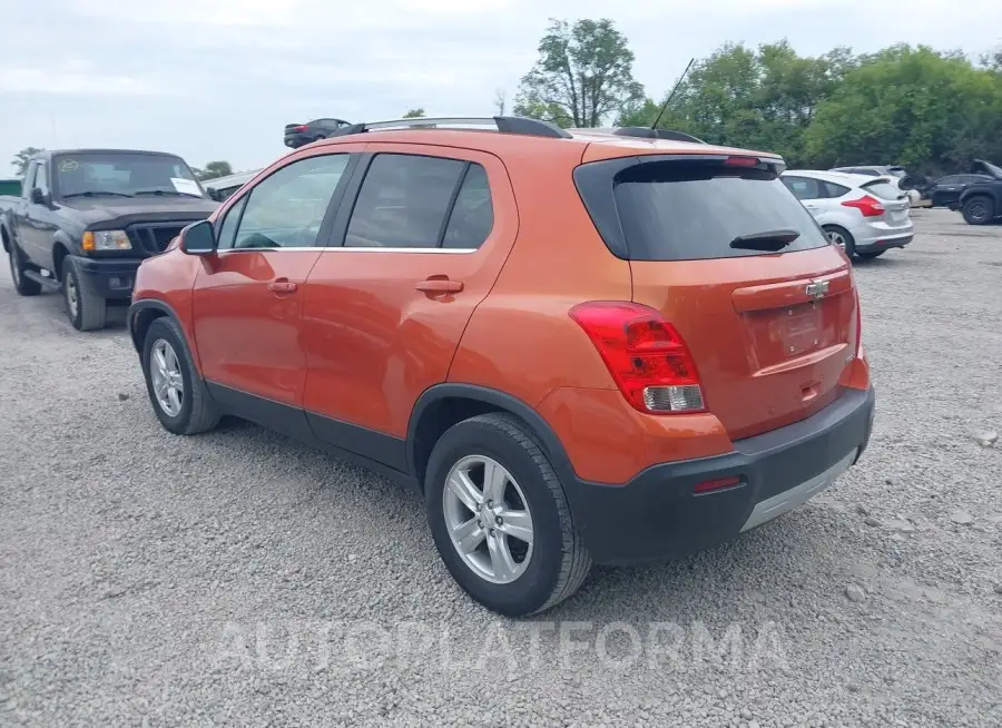 CHEVROLET TRAX 2016 vin KL7CJLSB8GB559771 from auto auction Iaai