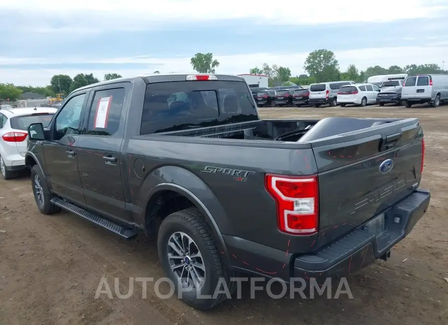 FORD F-150 2018 vin 1FTEW1EP7JKD79536 from auto auction Iaai