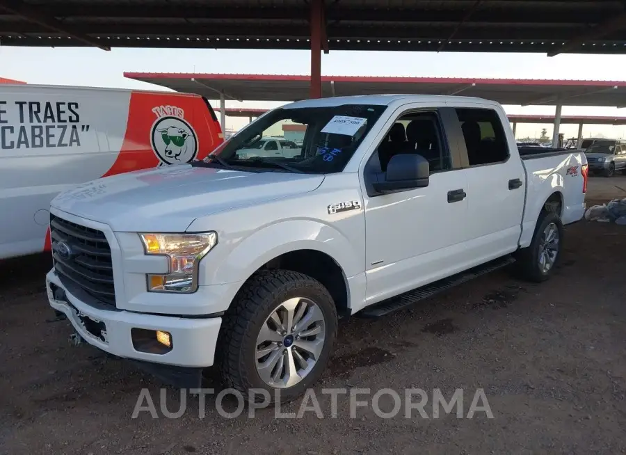 FORD F-150 2017 vin 1FTEW1EP8HKD83251 from auto auction Iaai