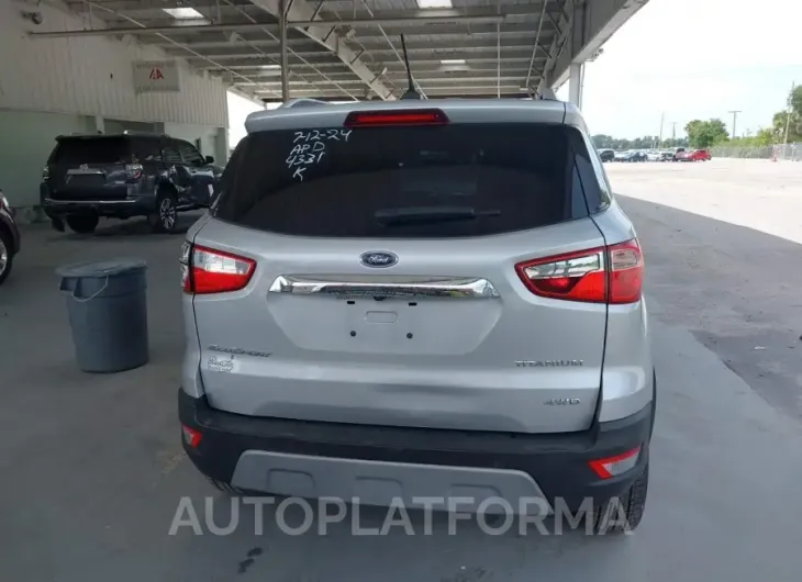 FORD ECOSPORT 2020 vin MAJ6S3KL7LC354331 from auto auction Iaai