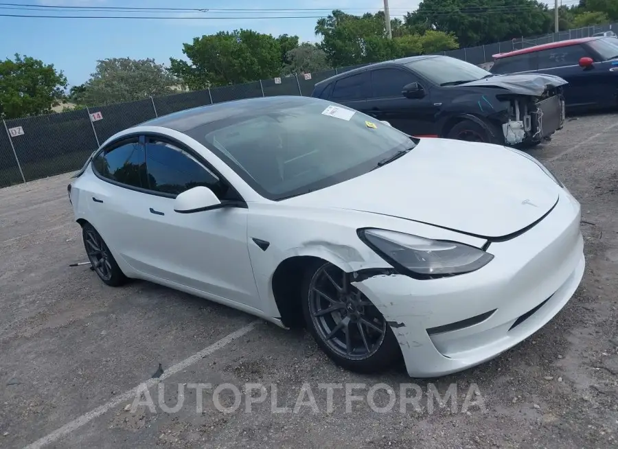 TESLA MODEL 3 2023 vin 5YJ3E1EA7PF588335 from auto auction Iaai