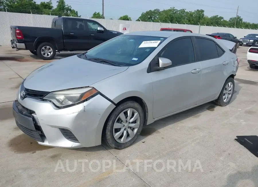 TOYOTA COROLLA 2016 vin 5YFBURHEXGP451972 from auto auction Iaai