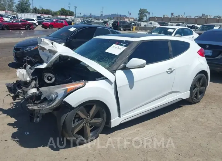 HYUNDAI VELOSTER 2015 vin KMHTC6AE1FU224926 from auto auction Iaai