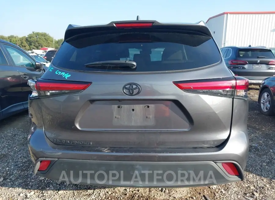 TOYOTA HIGHLANDER 2022 vin 5TDCZRAH5NS559334 from auto auction Iaai