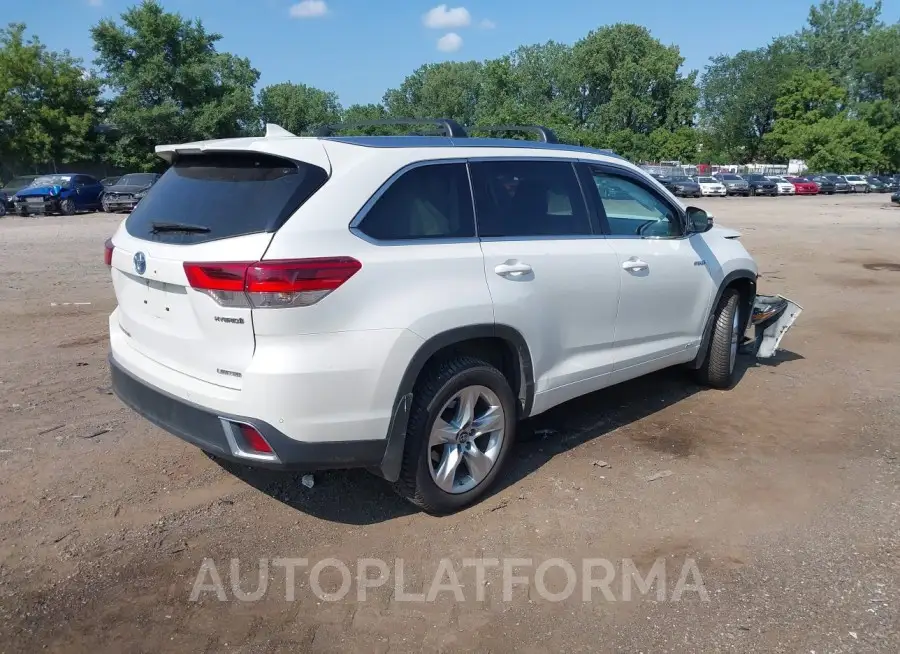 TOYOTA HIGHLANDER HYBRID 2018 vin 5TDDGRFH8JS037777 from auto auction Iaai