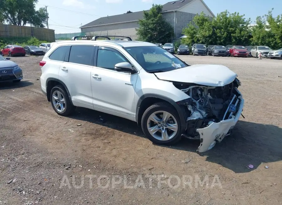 TOYOTA HIGHLANDER HYBRID 2018 vin 5TDDGRFH8JS037777 from auto auction Iaai