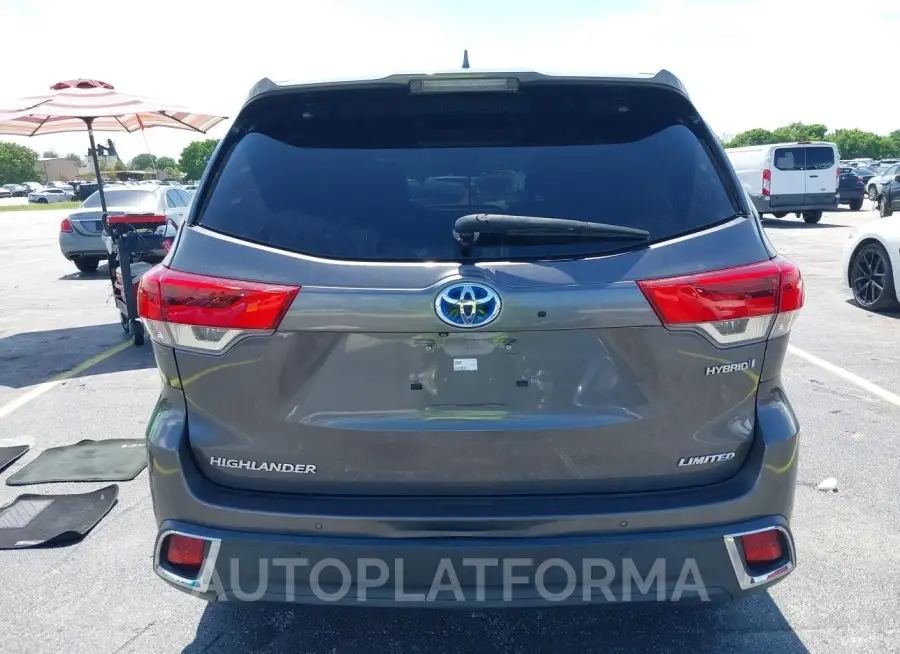 TOYOTA HIGHLANDER HYBRID 2018 vin 5TDDGRFH9JS044110 from auto auction Iaai