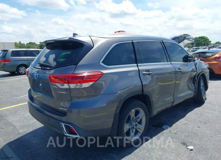 TOYOTA HIGHLANDER HYBRID 2018 vin 5TDDGRFH9JS044110 from auto auction Iaai