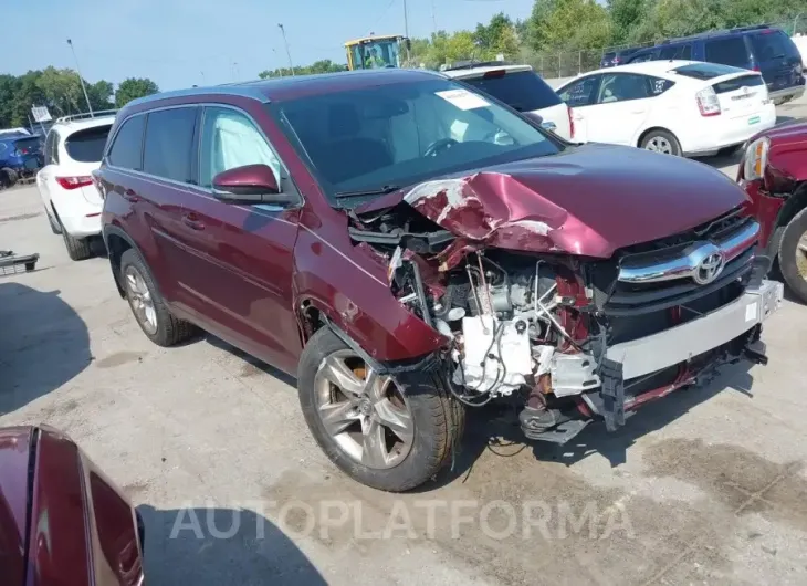 TOYOTA HIGHLANDER 2015 vin 5TDDKRFH4FS079336 from auto auction Iaai