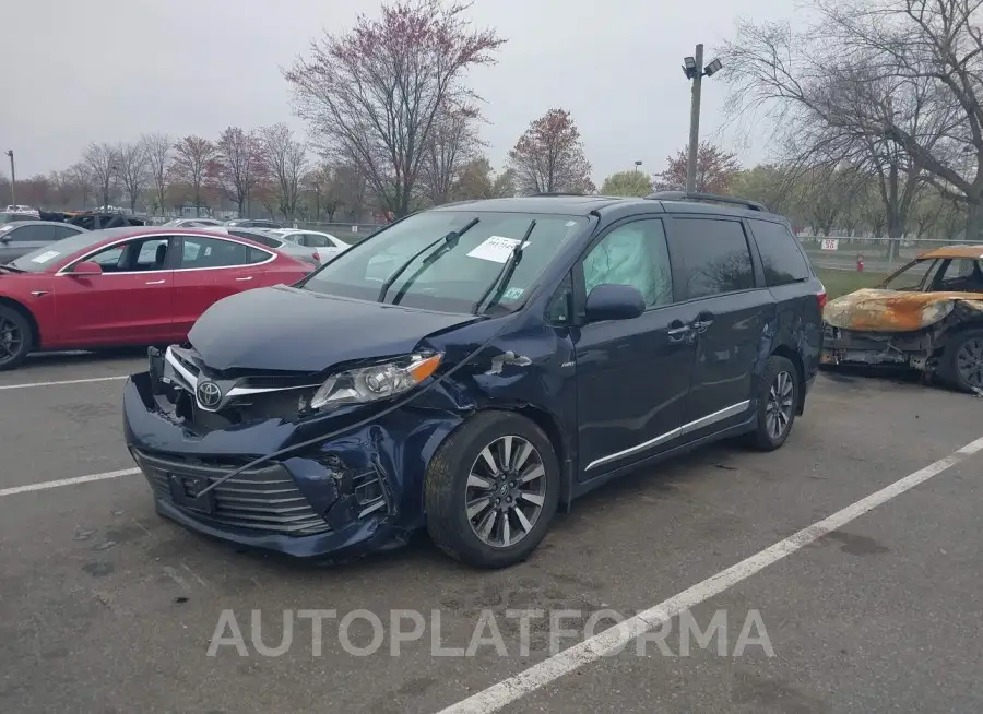 TOYOTA SIENNA 2019 vin 5TDDZ3DC4KS225700 from auto auction Iaai