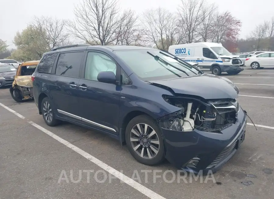 TOYOTA SIENNA 2019 vin 5TDDZ3DC4KS225700 from auto auction Iaai