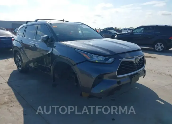 TOYOTA HIGHLANDER 2020 vin 5TDGZRAH8LS013867 from auto auction Iaai