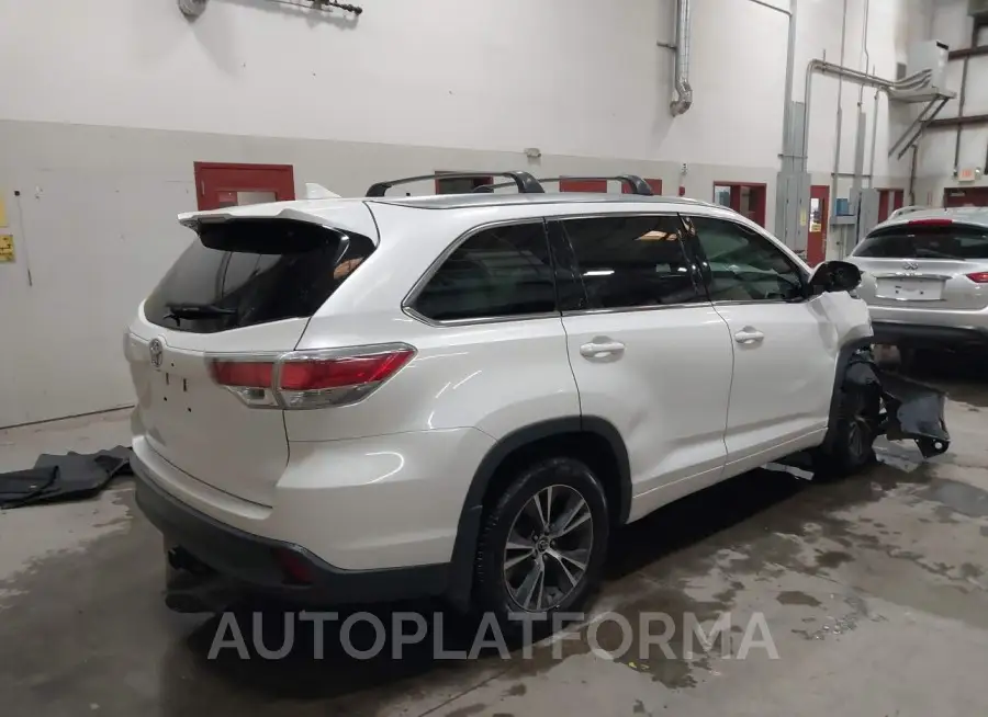 TOYOTA HIGHLANDER 2016 vin 5TDJKRFH2GS350723 from auto auction Iaai