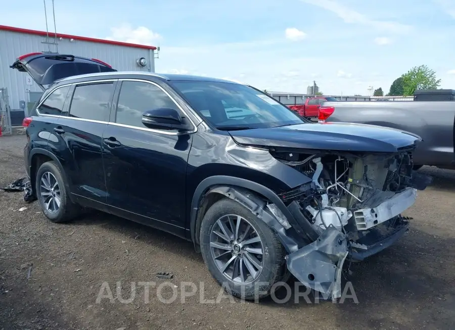 TOYOTA HIGHLANDER 2018 vin 5TDJZRFH5JS542947 from auto auction Iaai