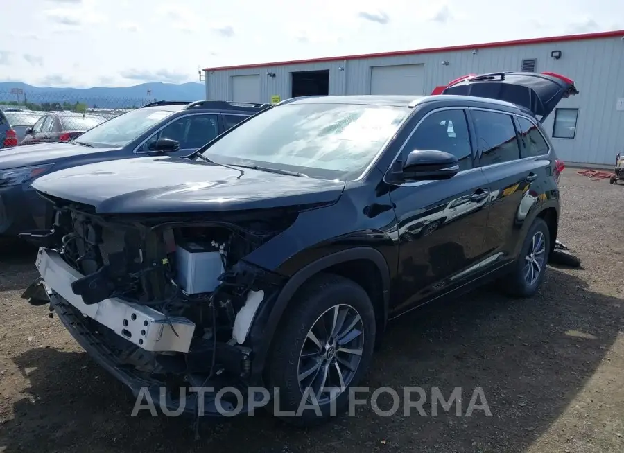 TOYOTA HIGHLANDER 2018 vin 5TDJZRFH5JS542947 from auto auction Iaai