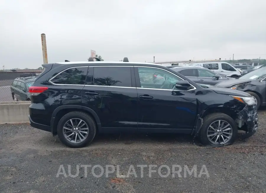 TOYOTA HIGHLANDER 2019 vin 5TDJZRFH8KS972960 from auto auction Iaai