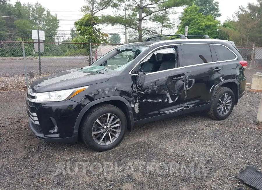 TOYOTA HIGHLANDER 2019 vin 5TDJZRFH8KS972960 from auto auction Iaai