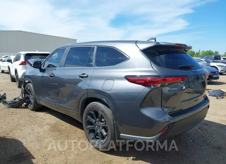 TOYOTA HIGHLANDER 2023 vin 5TDKDRAH1PS523668 from auto auction Iaai