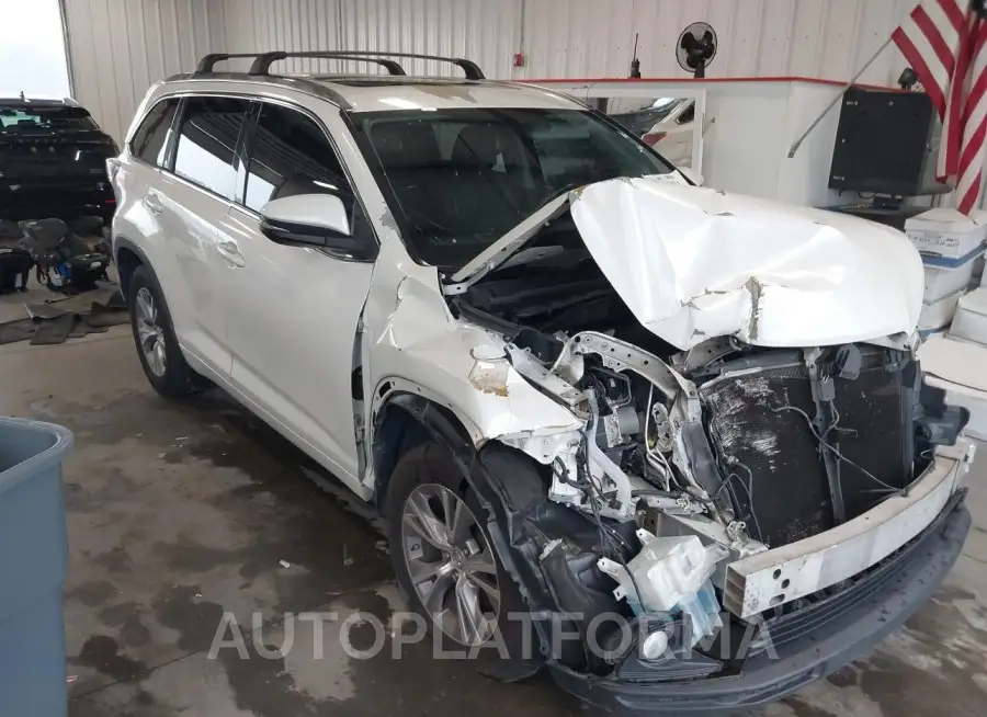 TOYOTA HIGHLANDER 2015 vin 5TDKKRFH9FS071644 from auto auction Iaai