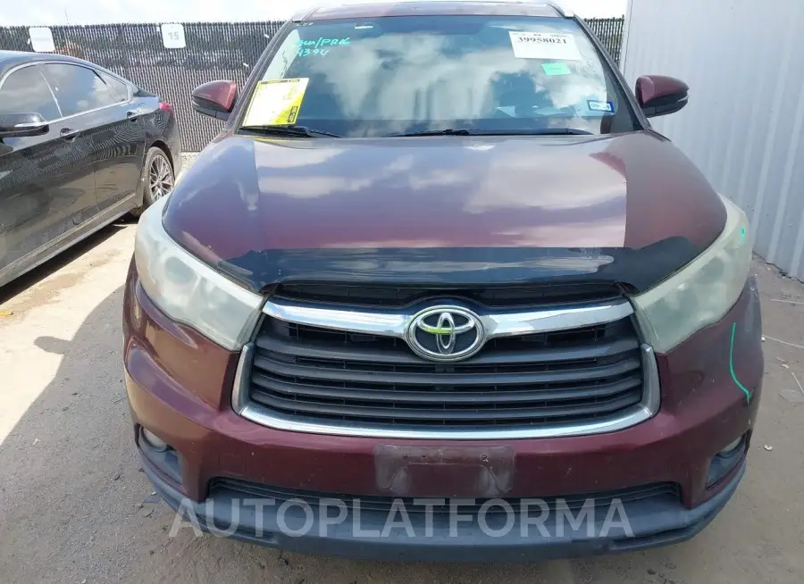 TOYOTA HIGHLANDER 2015 vin 5TDKKRFHXFS044162 from auto auction Iaai