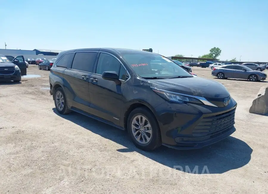 TOYOTA SIENNA 2021 vin 5TDKRKEC1MS046873 from auto auction Iaai