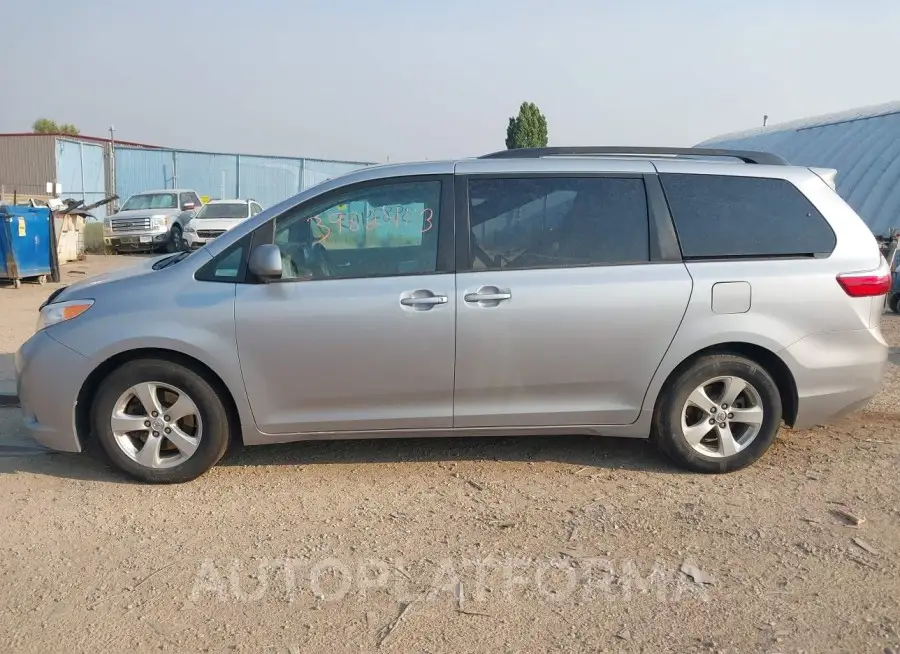 TOYOTA SIENNA 2017 vin 5TDKZ3DC0HS874703 from auto auction Iaai