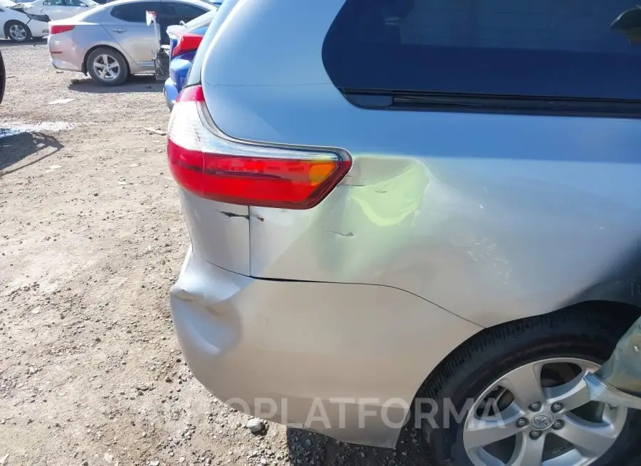 TOYOTA SIENNA 2017 vin 5TDKZ3DC0HS874703 from auto auction Iaai