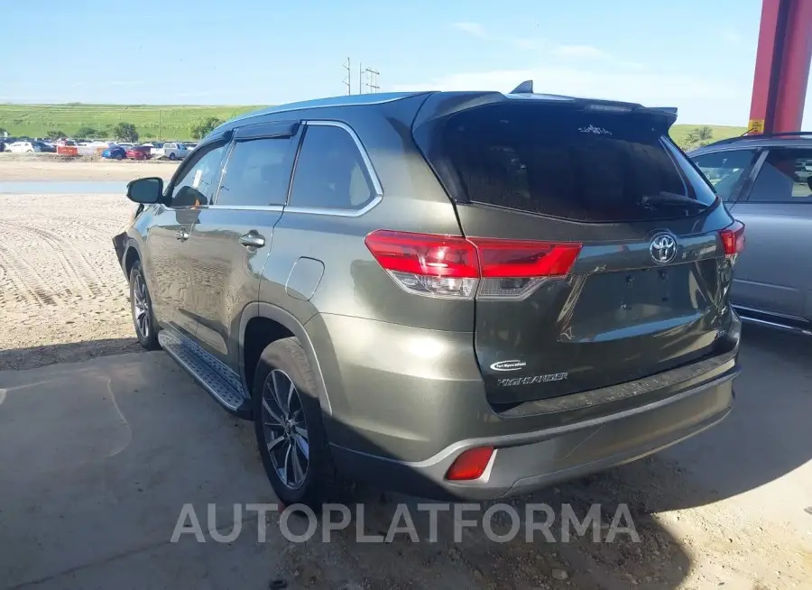 TOYOTA HIGHLANDER 2018 vin 5TDKZRFH3JS250458 from auto auction Iaai