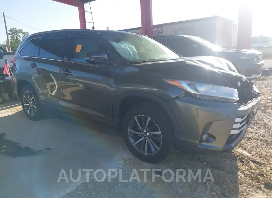 TOYOTA HIGHLANDER 2018 vin 5TDKZRFH3JS250458 from auto auction Iaai