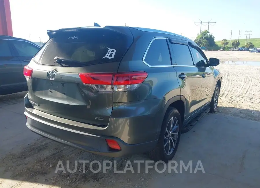 TOYOTA HIGHLANDER 2018 vin 5TDKZRFH3JS250458 from auto auction Iaai