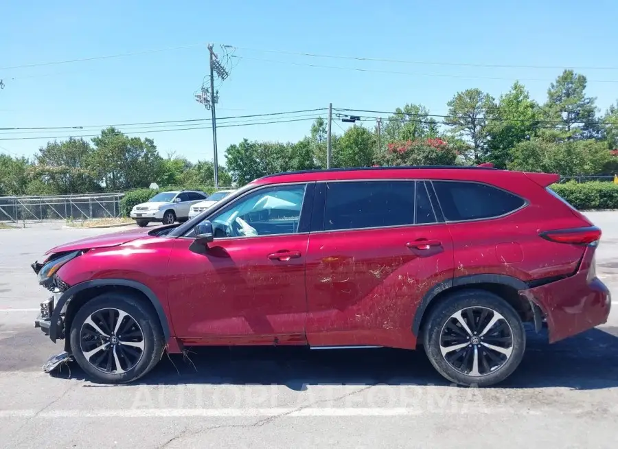 TOYOTA HIGHLANDER 2022 vin 5TDLZRAH0NS109882 from auto auction Iaai