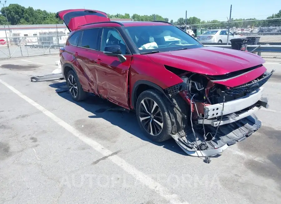 TOYOTA HIGHLANDER 2022 vin 5TDLZRAH0NS109882 from auto auction Iaai