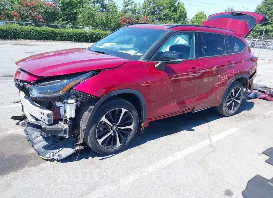 TOYOTA HIGHLANDER 2022 vin 5TDLZRAH0NS109882 from auto auction Iaai